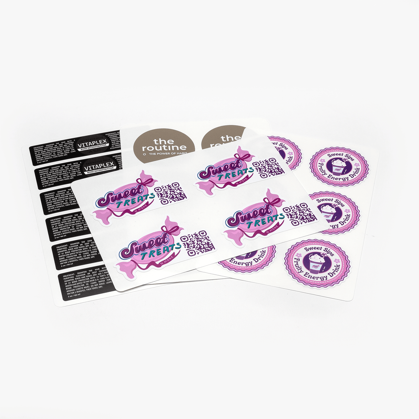 Die Cut Sheet Labels