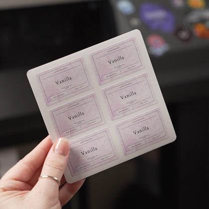 Rectangle Sheet Labels