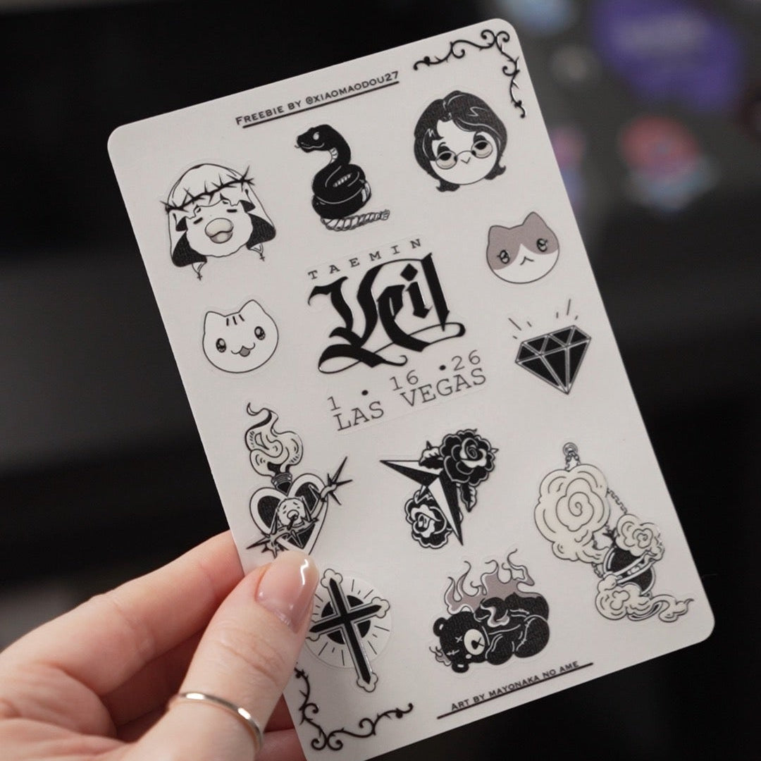 Embossed Sticker Sheets